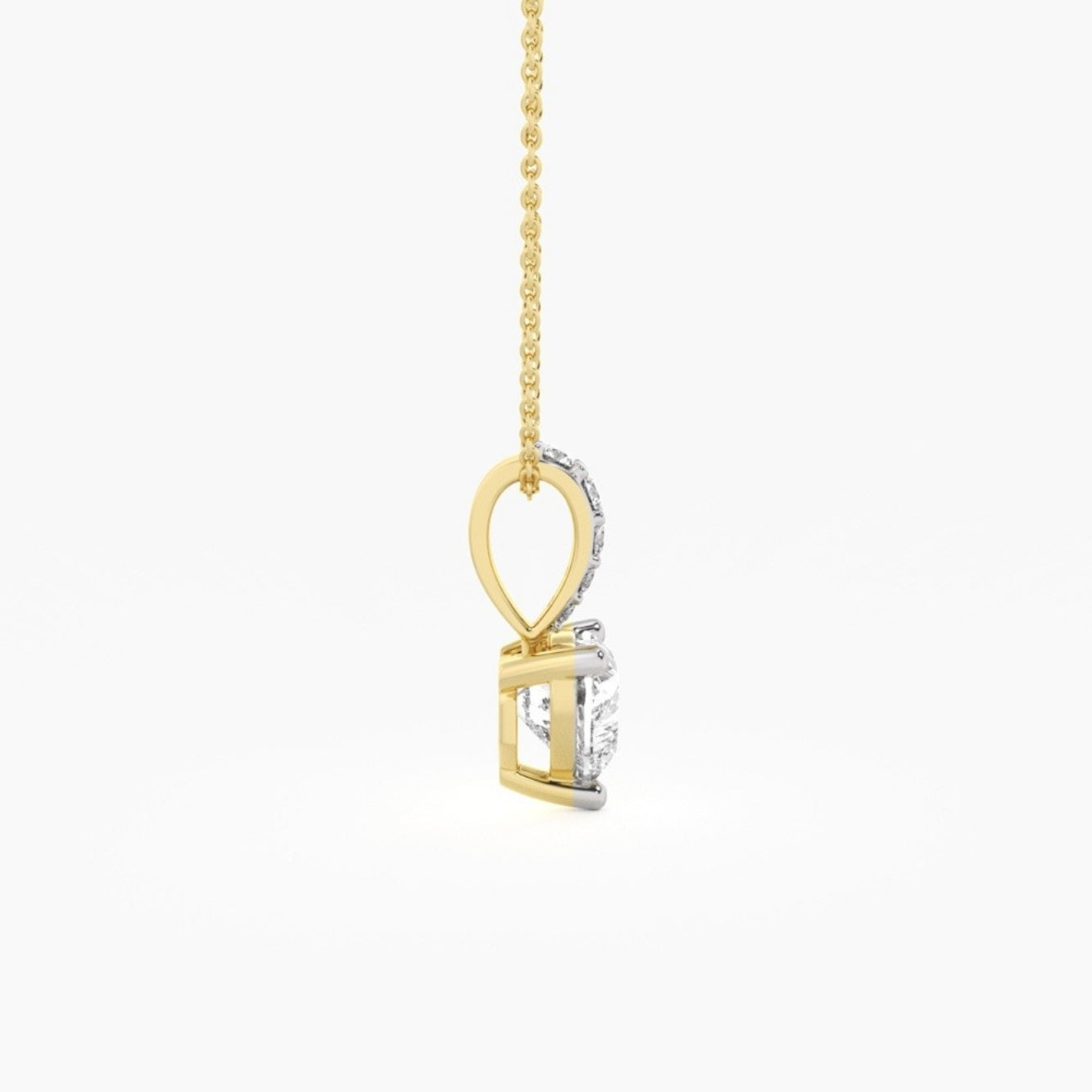 Love Heart Diamond Pendant