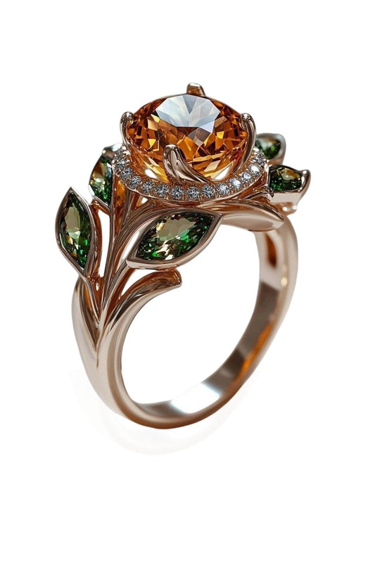 Golden Bloom Ring