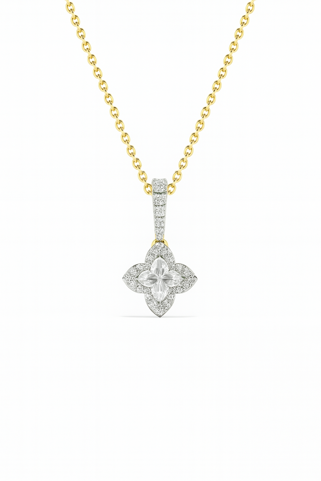 Fleur Radiance Diamond Pendant