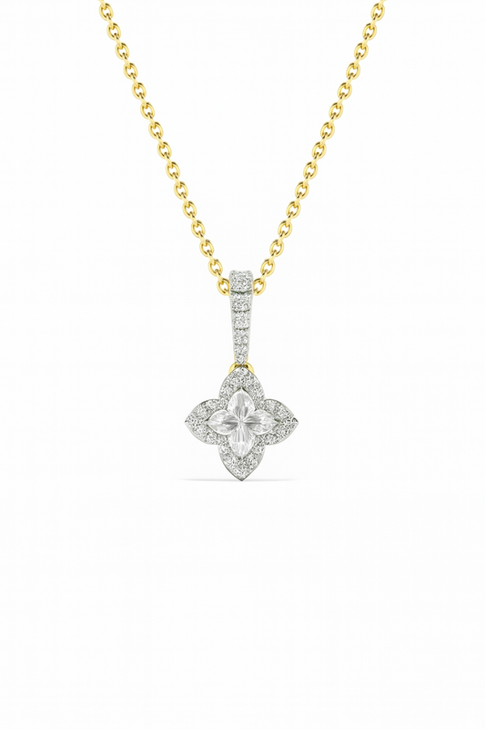 Fleur Radiance Diamond Pendant