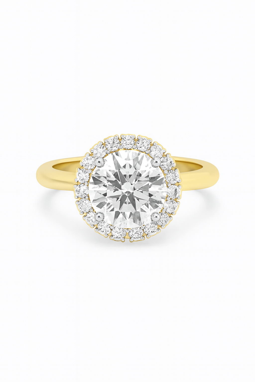 Celestial Halo Diamond Ring