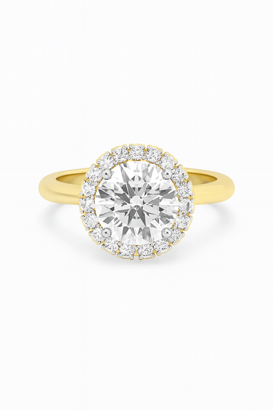 Celestial Halo Diamond Ring