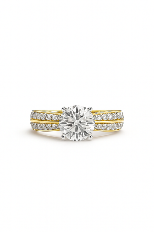 Timeless Diamond Solitaire Ring