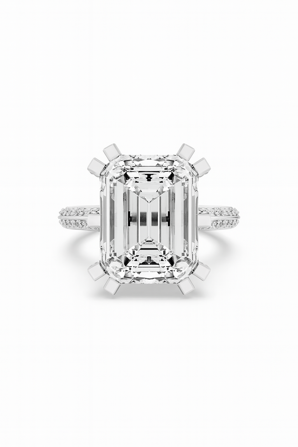 Imperial Emerald Solitaire Ring