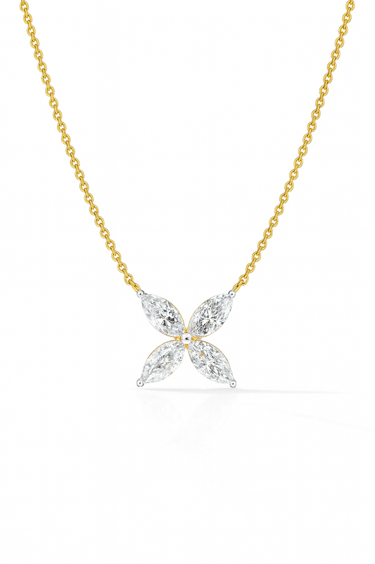Celestial Marquise Bloom Necklace