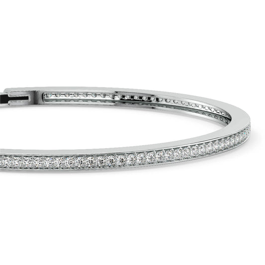 Celestia Sleek Diamond Bangle
