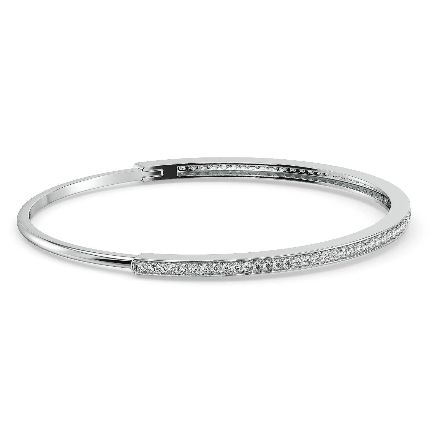 Celestia Sleek Diamond Bangle