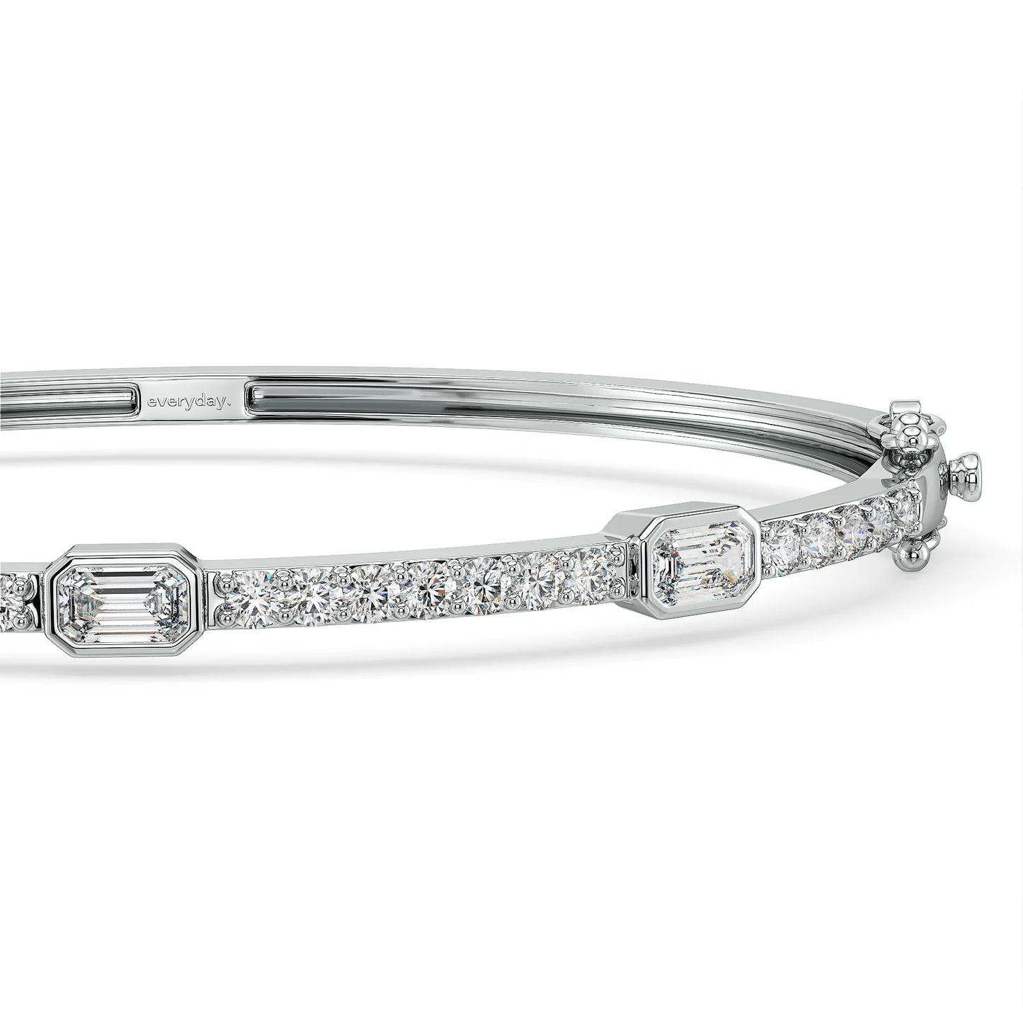 Emerald Radiance Diamond Bangle