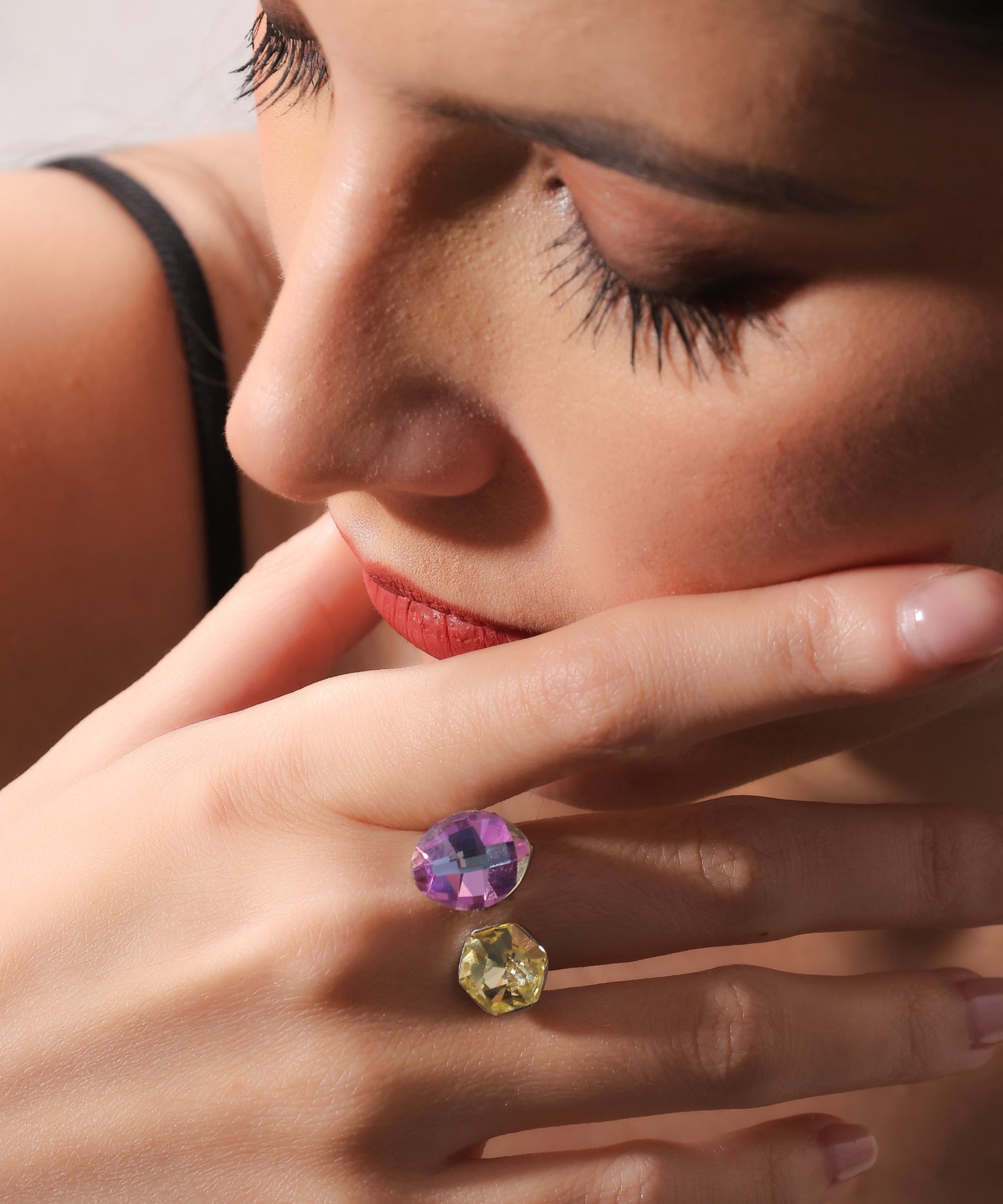 Amethyst Harmony Ring