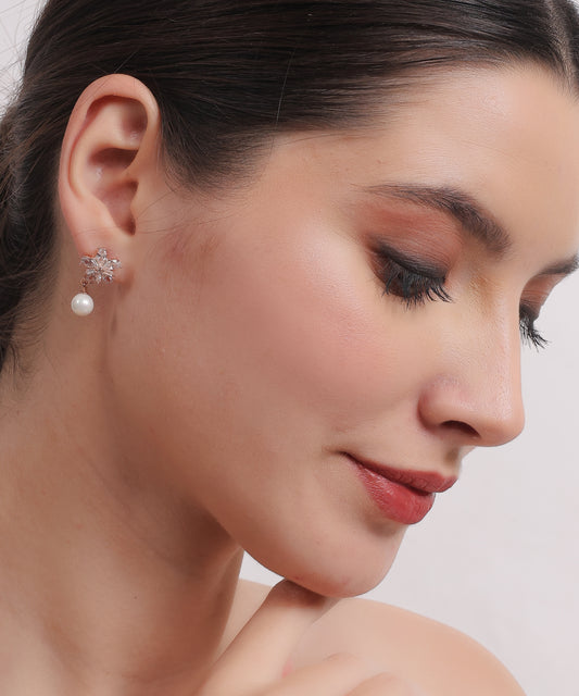 Lustrous Bloom Earrings