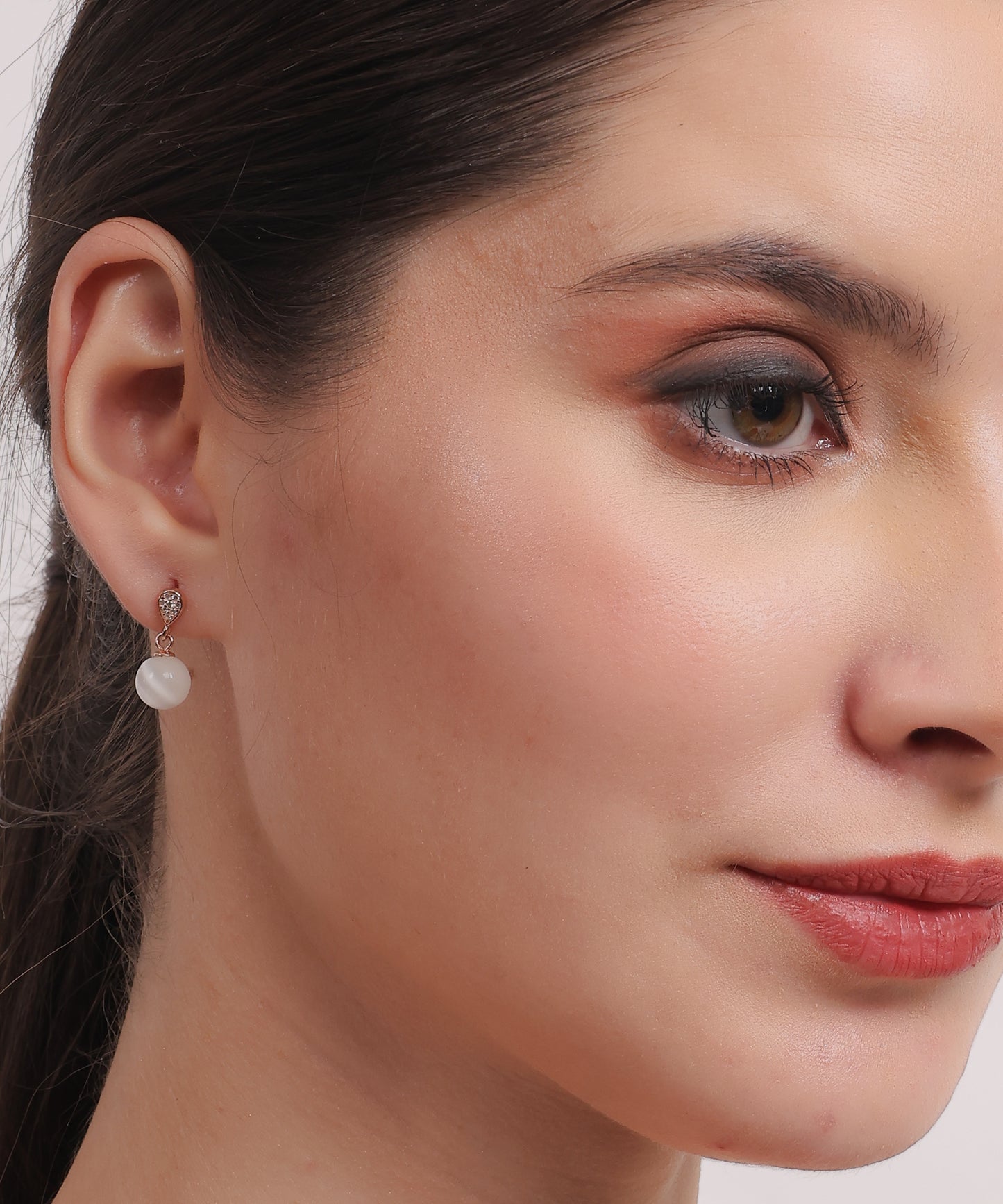 Moonlit Teardrop Pearl Earrings