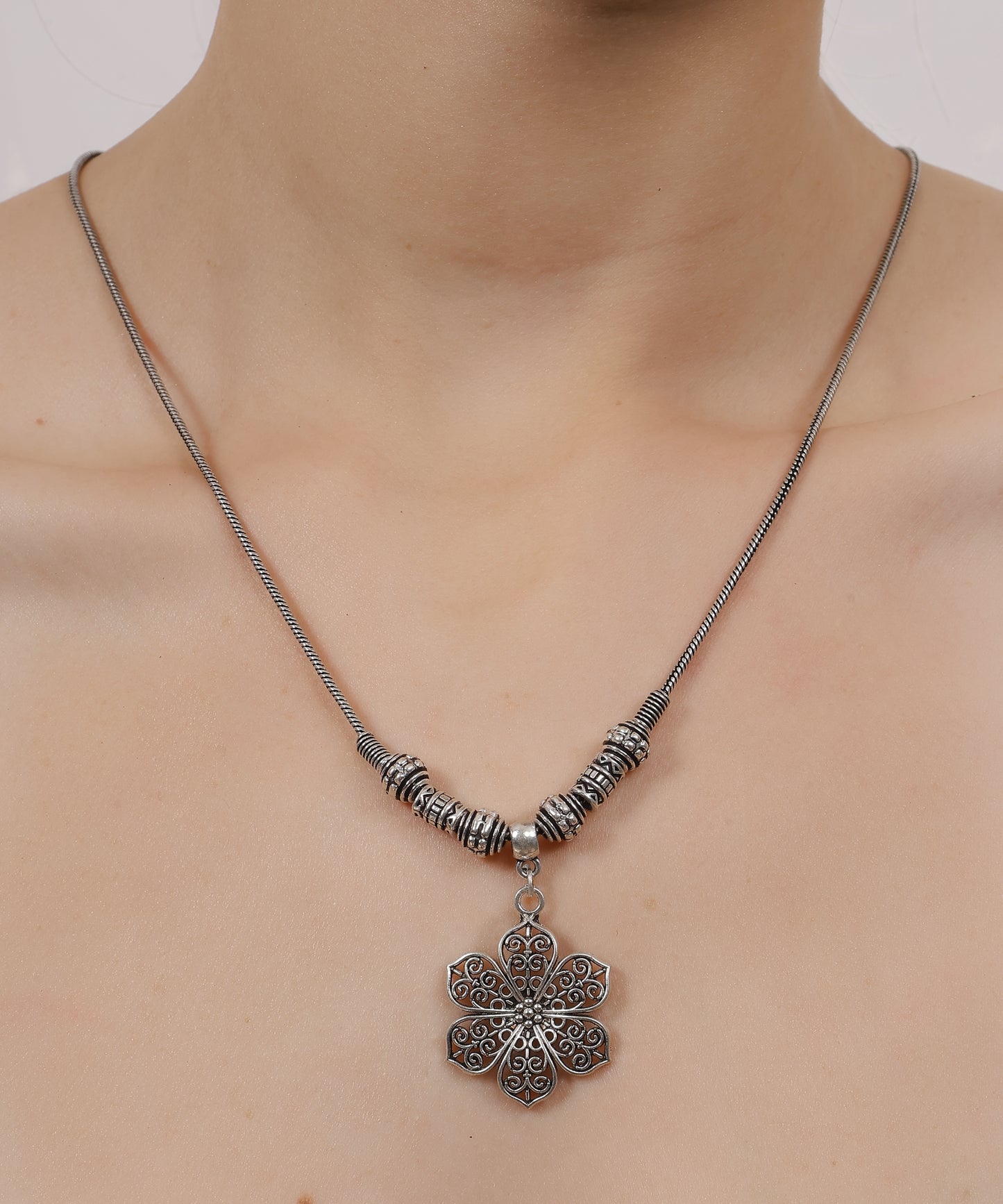 Filigree Flower Pendant