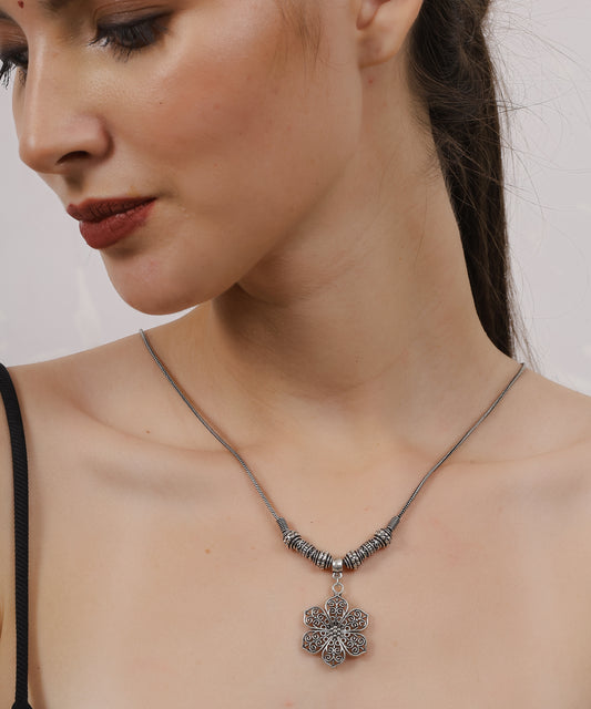 Filigree Flower Pendant