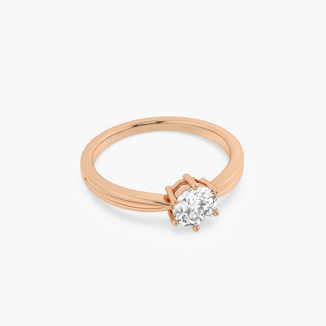 Eternal Glow Solitaire Ring