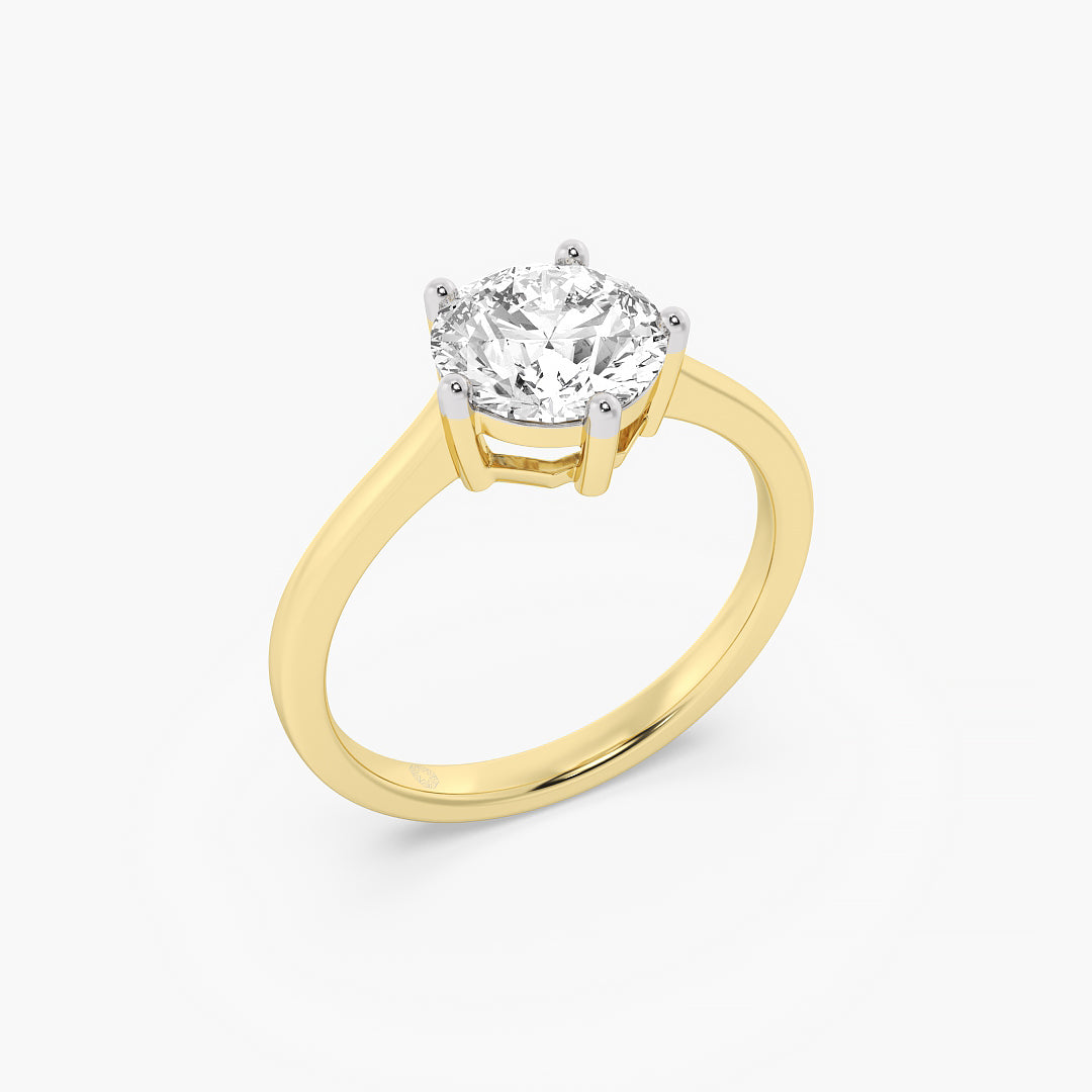 Classic Harmony Solitaire Ring