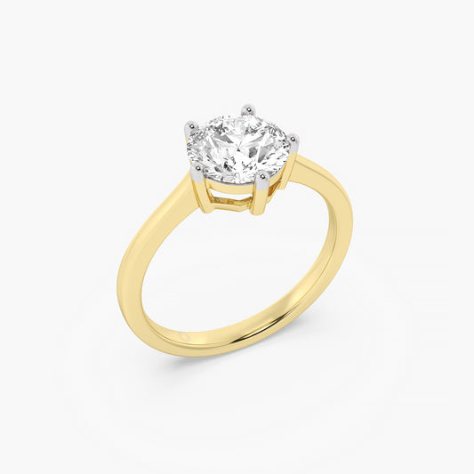 Classic Harmony Solitaire Ring