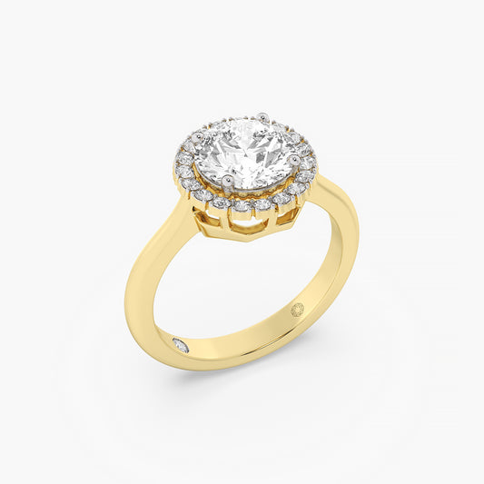 Celestial Halo Diamond Ring