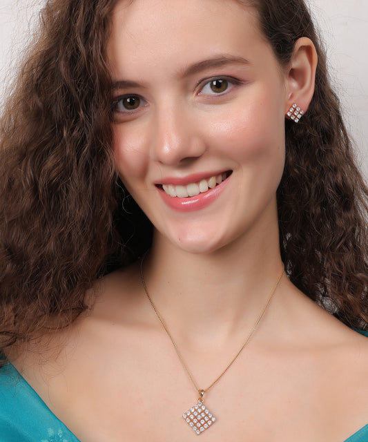 Dazzle Grid Diamond-Cut Set