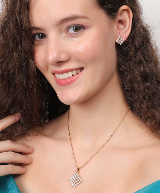 Dazzle Grid Diamond-Cut Set