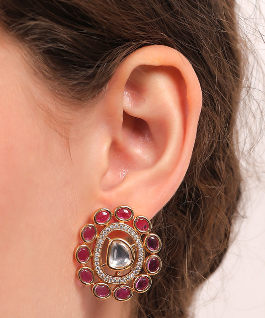 Regal Kundan Polki Set