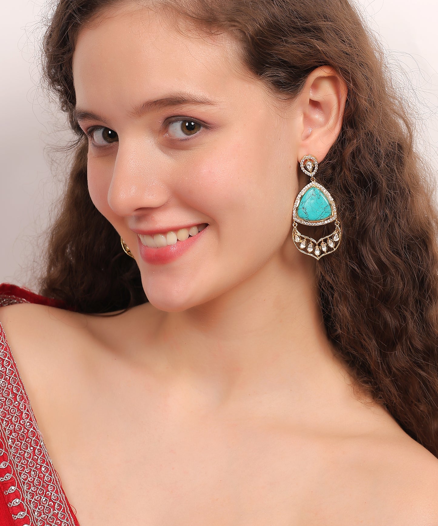Turquoise Royal Drop Earrings