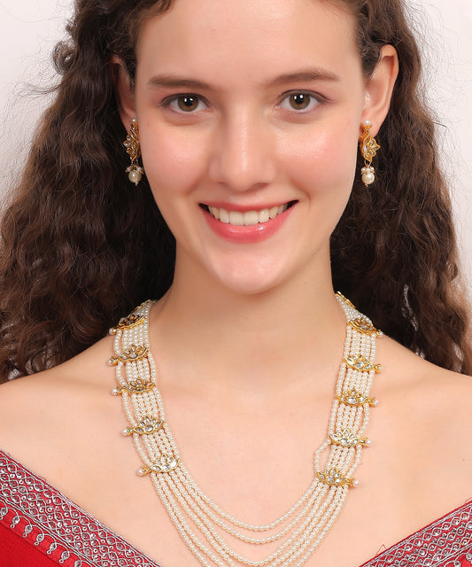 Lotus Cascade Pearl Set