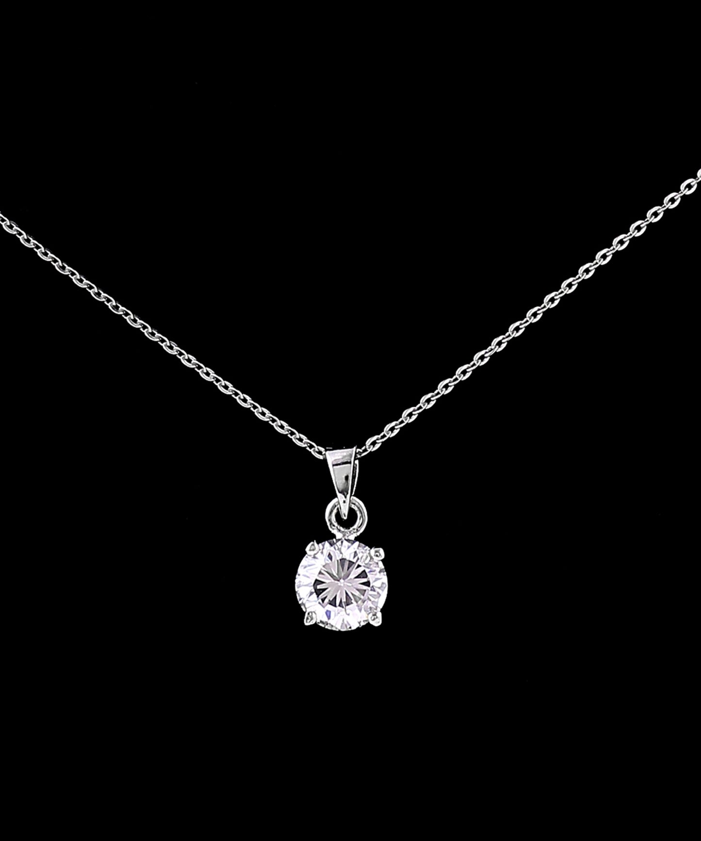 Classic Solitaire Pendant