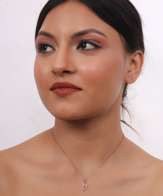 Twin Dolphin Pendant