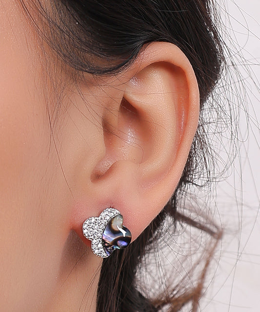 Shine Clover Earrings (MOP)