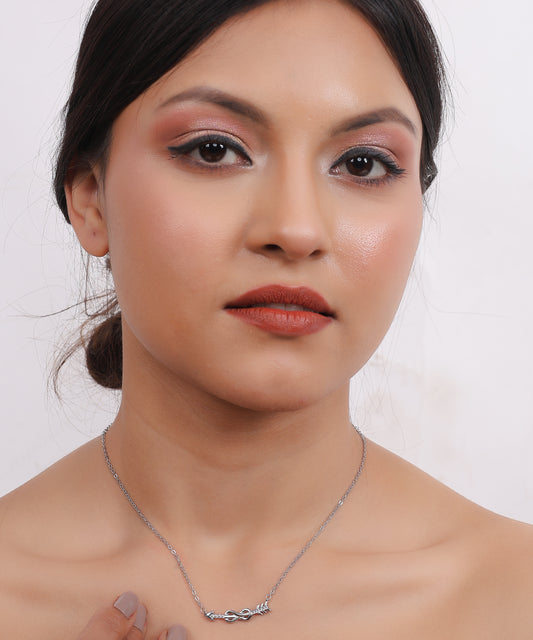 Infinity Arrow Pendant