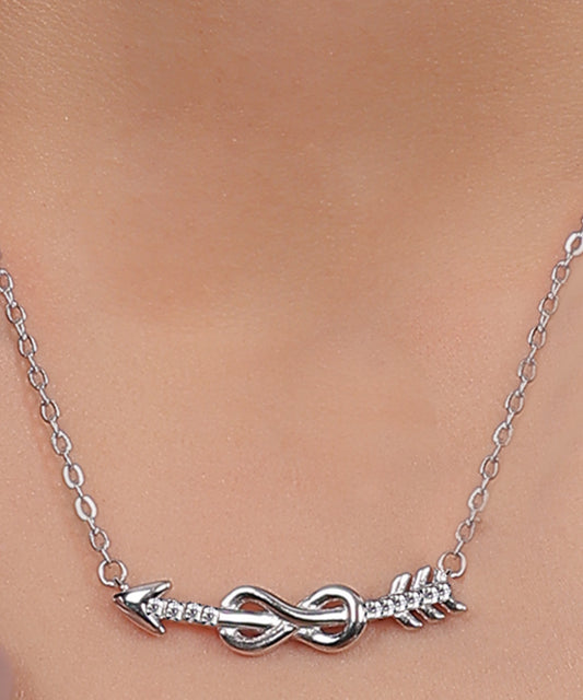 Infinity Arrow Pendant