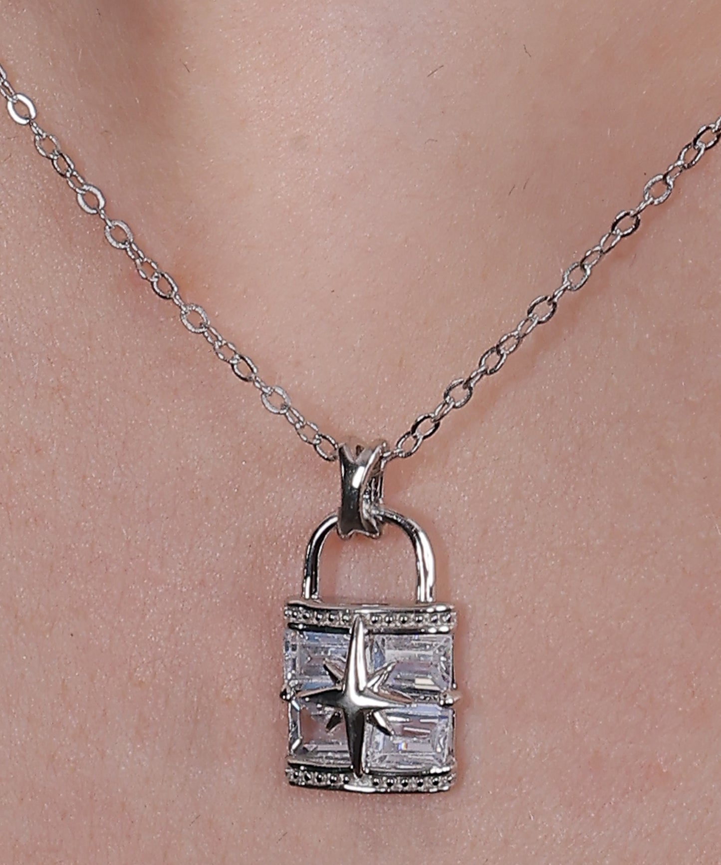 Radiant Star Lock Pendant