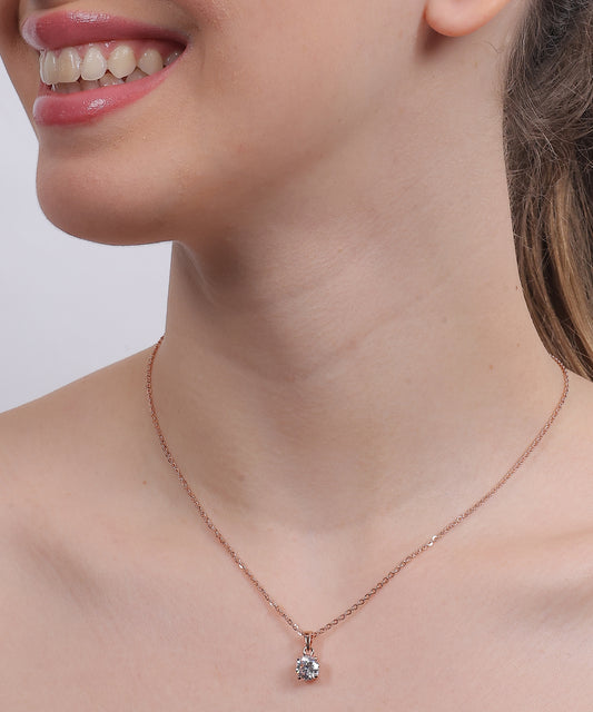 Classic Solitaire Pendant