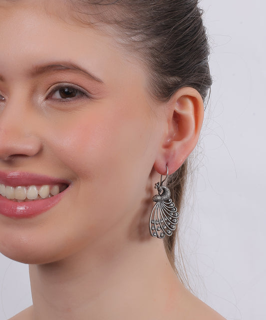 Celestial Peacock Glow Earrings