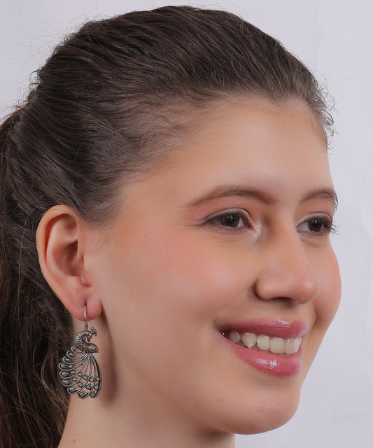 Celestial Peacock Glow Earrings