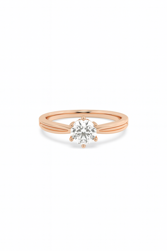 Eternal Glow Solitaire Ring