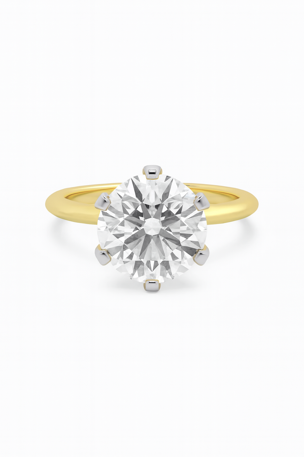 Majestic Bloom Solitaire Ring