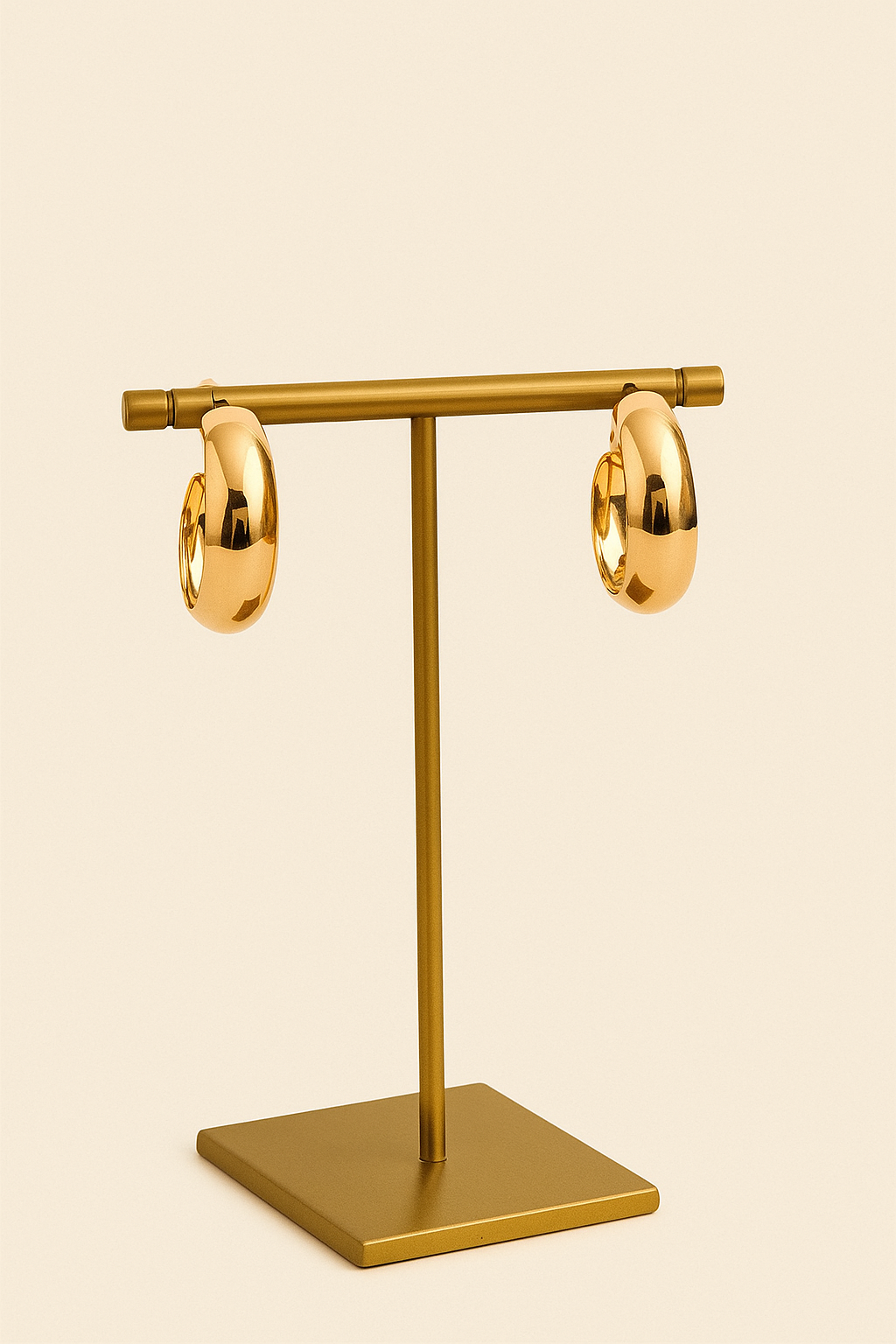 Golden Embrace Hoops