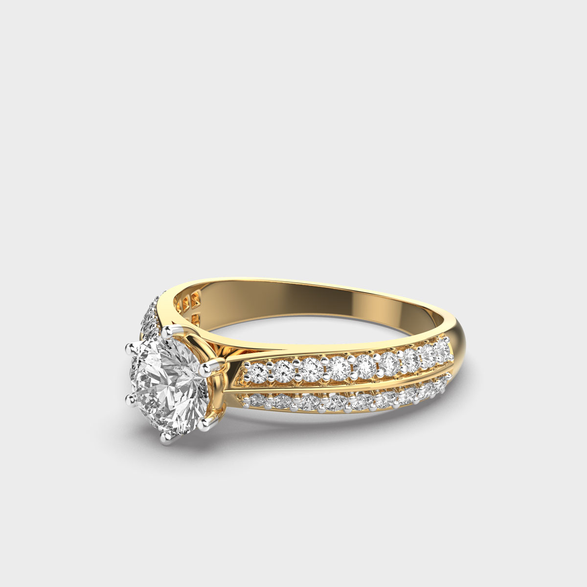 Timeless Diamond Solitaire Ring