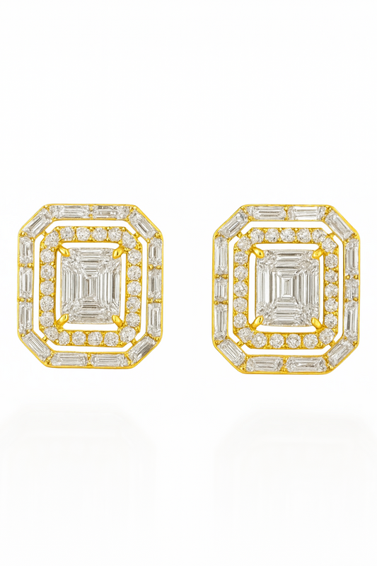 Golden Aura Studs