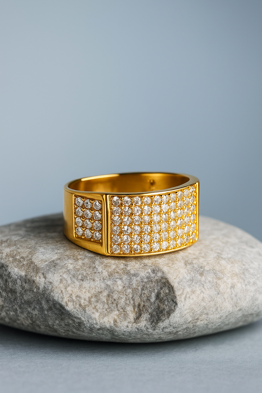 Majestic Grid Men's Ring
