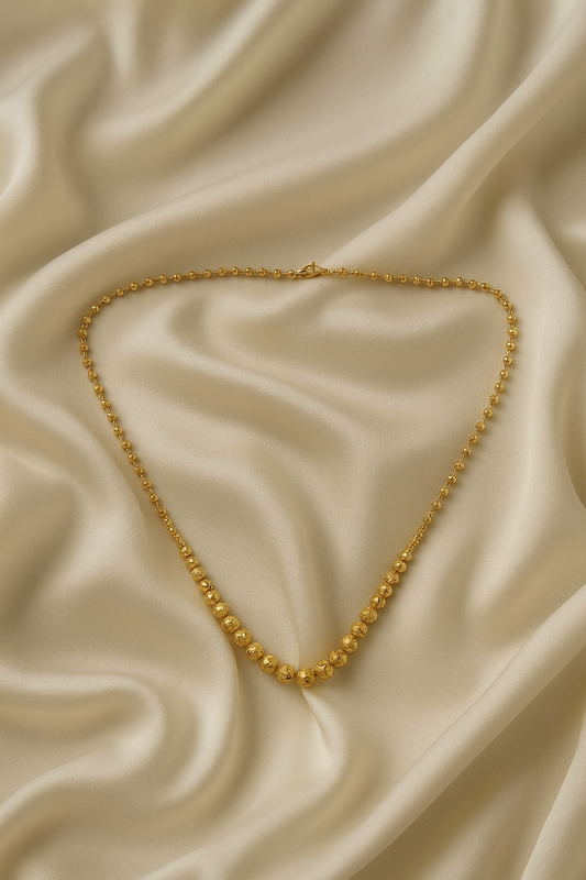 Golden Aura Bead Chain