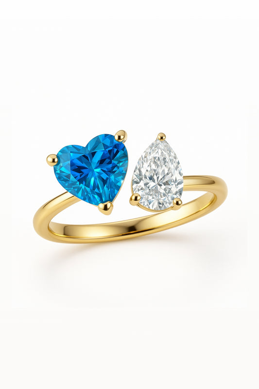 Ocean Heart Ring