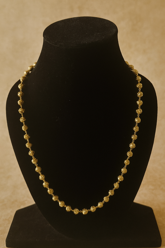 Regal Bead Gold Chain