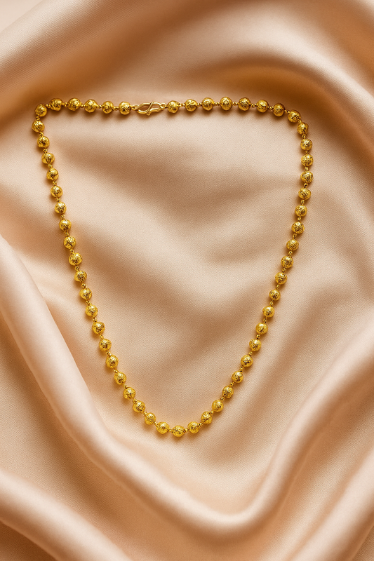 Regal Bead Gold Chain