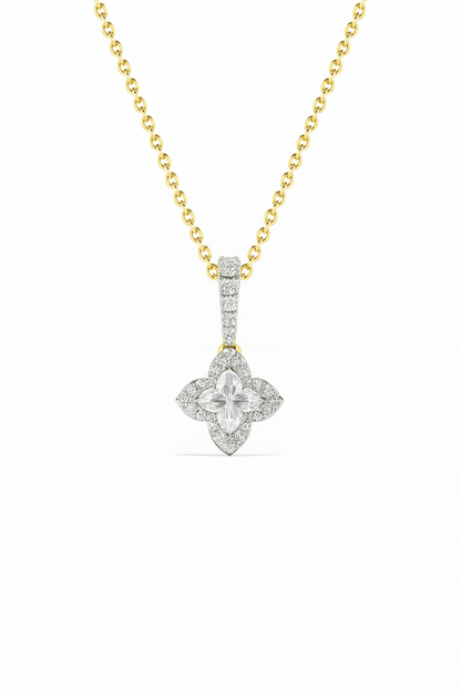 Fleur Radiance Diamond Pendant