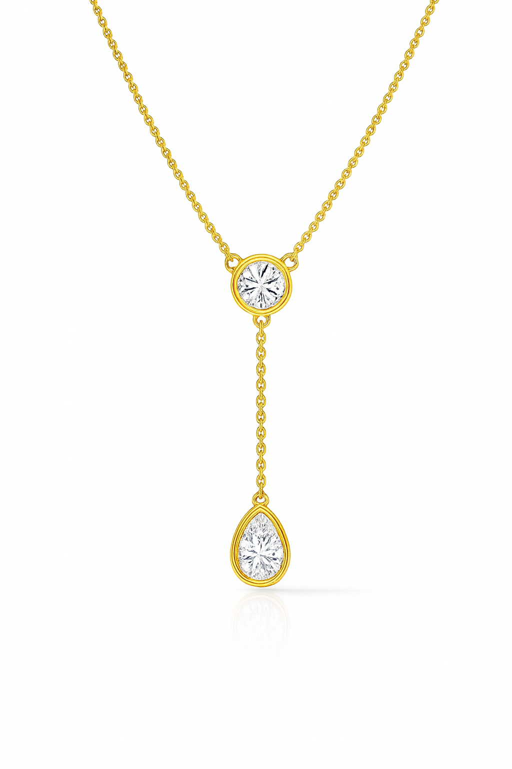 Golden Dew Drop Necklace