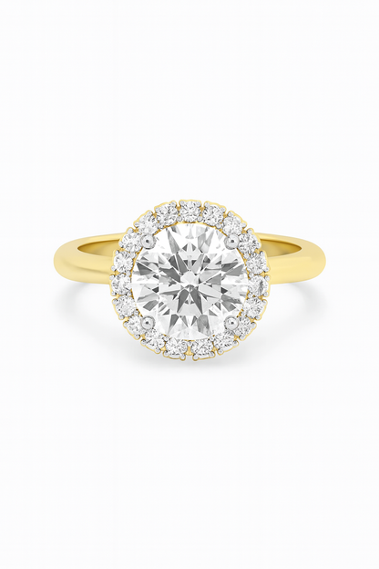 Celestial Halo Diamond Ring