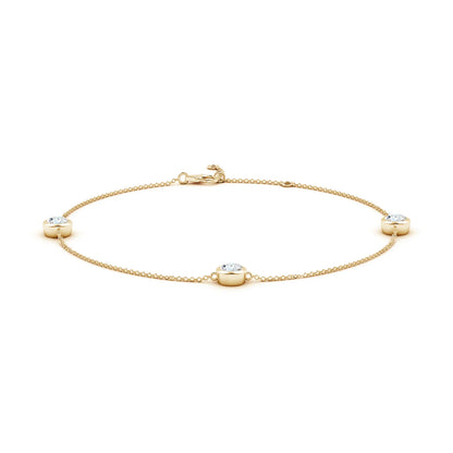Bezel-Set Diamond  Bracelet