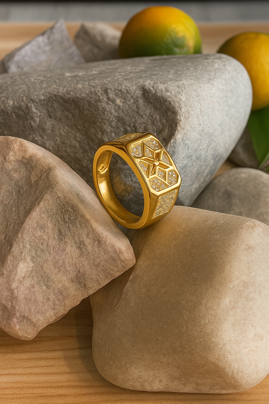 Star Mark Boy's Ring